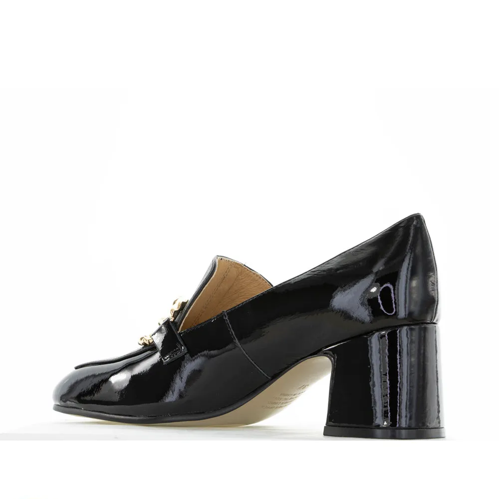 DJANGO & JULIETTE KEEFE BLACK PATENT Pointed Pumps