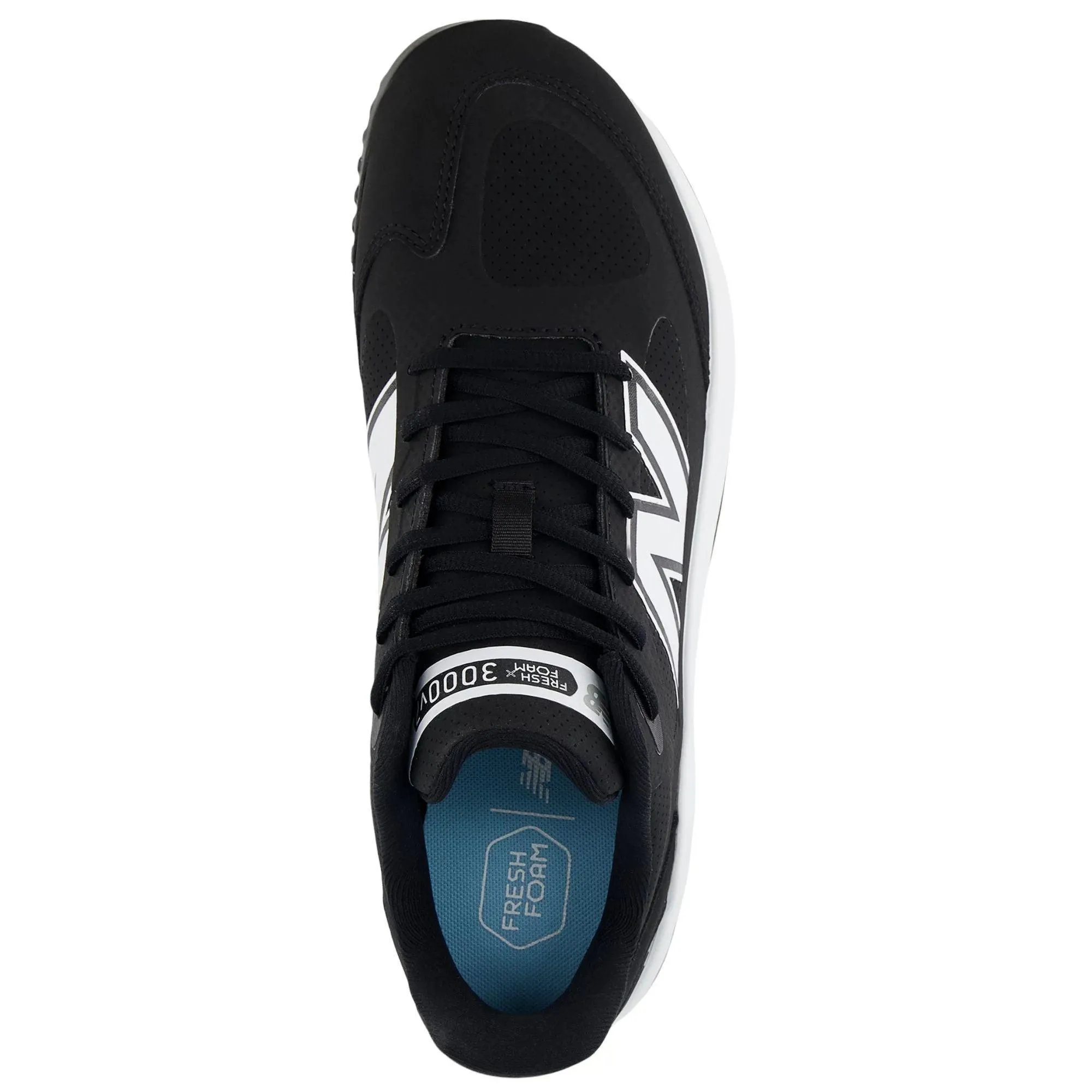 Performance Support New Balance Men's Fresh Foam 3000 v7 Synthetic Turf Baseball Shoes - Black - T3000SK7