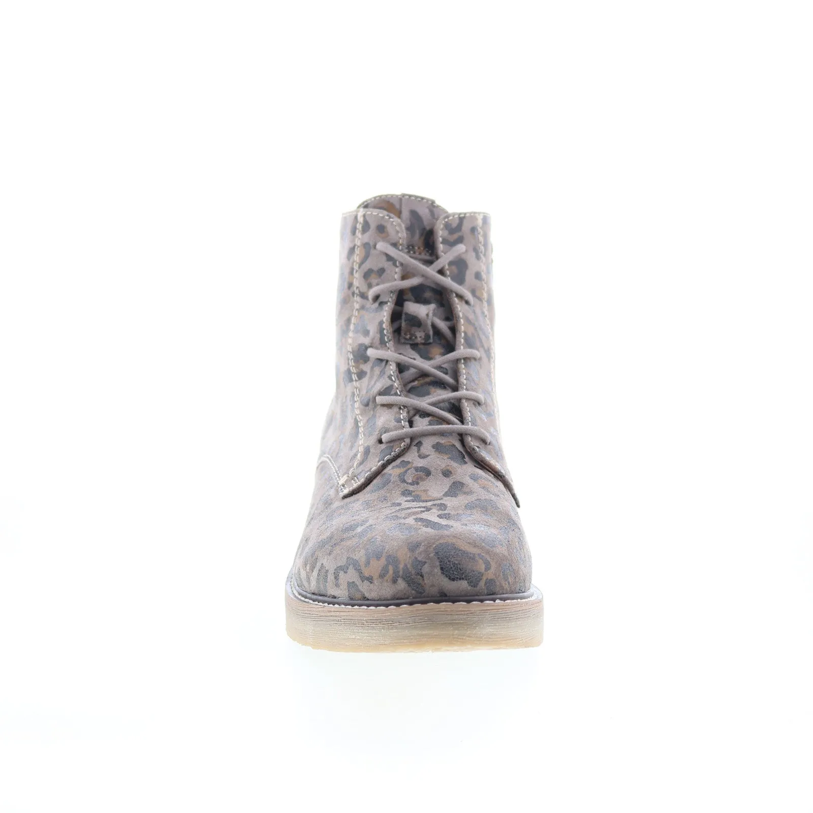 Thick sole Comfortiva Resee CT0025508 Womens Gray Leather Zipper Casual Dress Boots