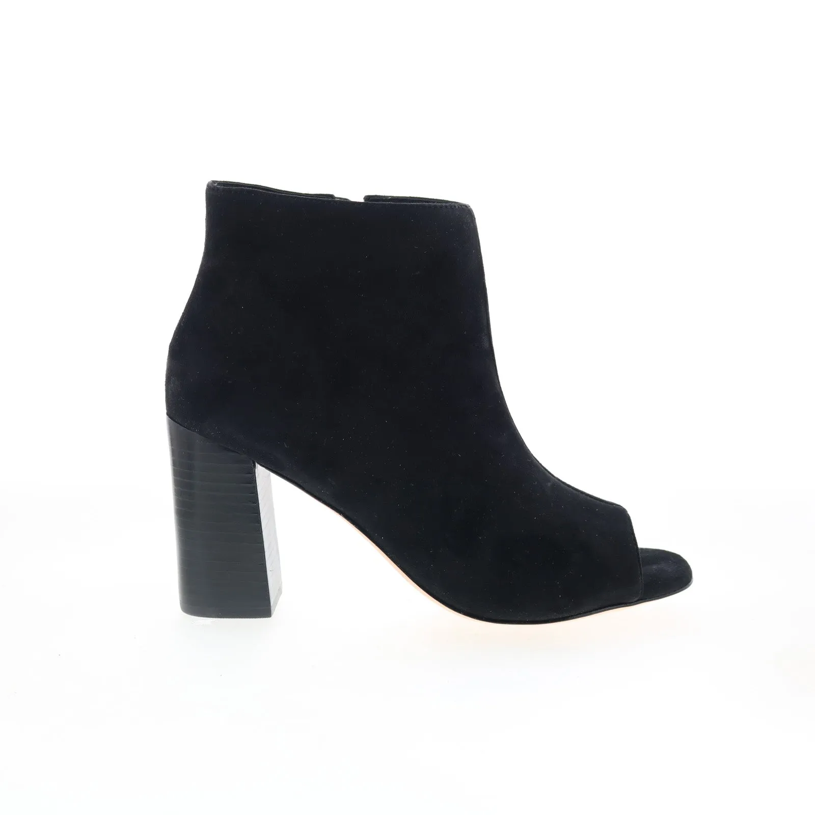 Long Travel Simple Style Johnston & Murphy Lizzie 78-51761 Womens Black Suede Ankle & Booties Boots