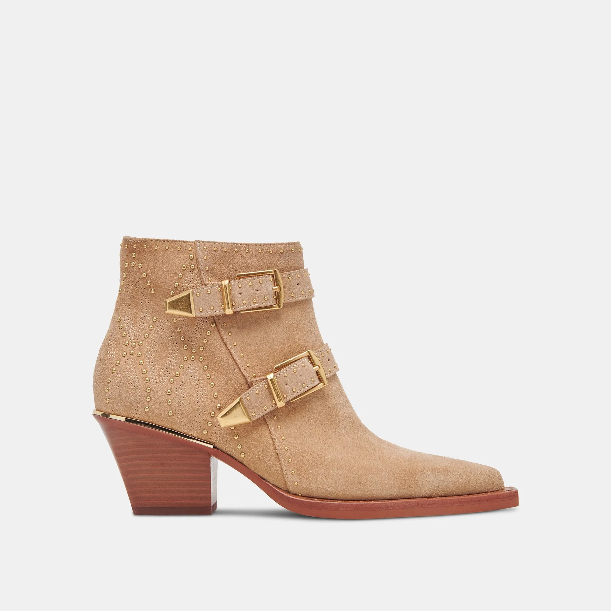RONNIE BOOTIES CAMEL SUEDE Winter Scene
