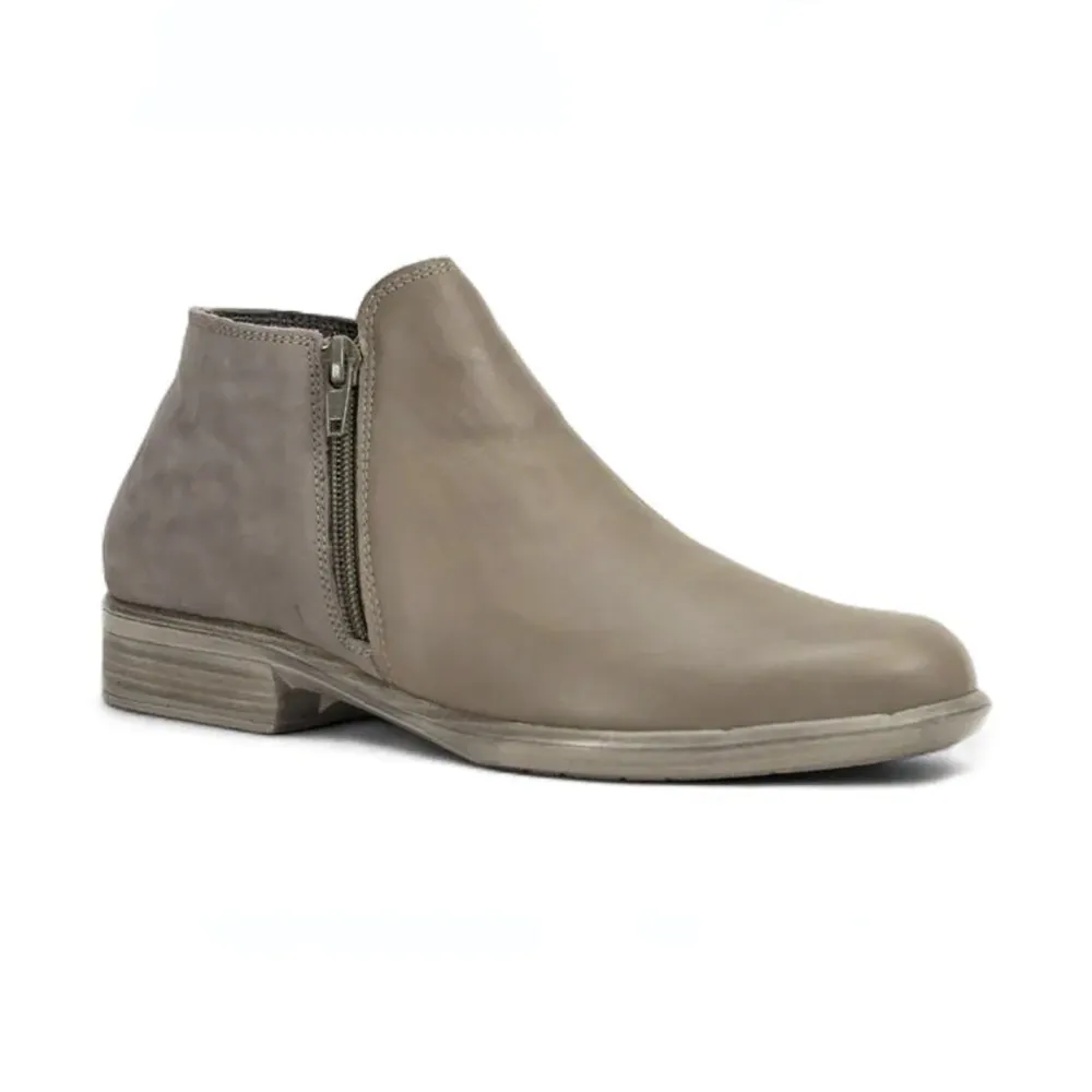 ergonomic Helm Bootie (26030) - Ink Leather/Midnight Blue Suede