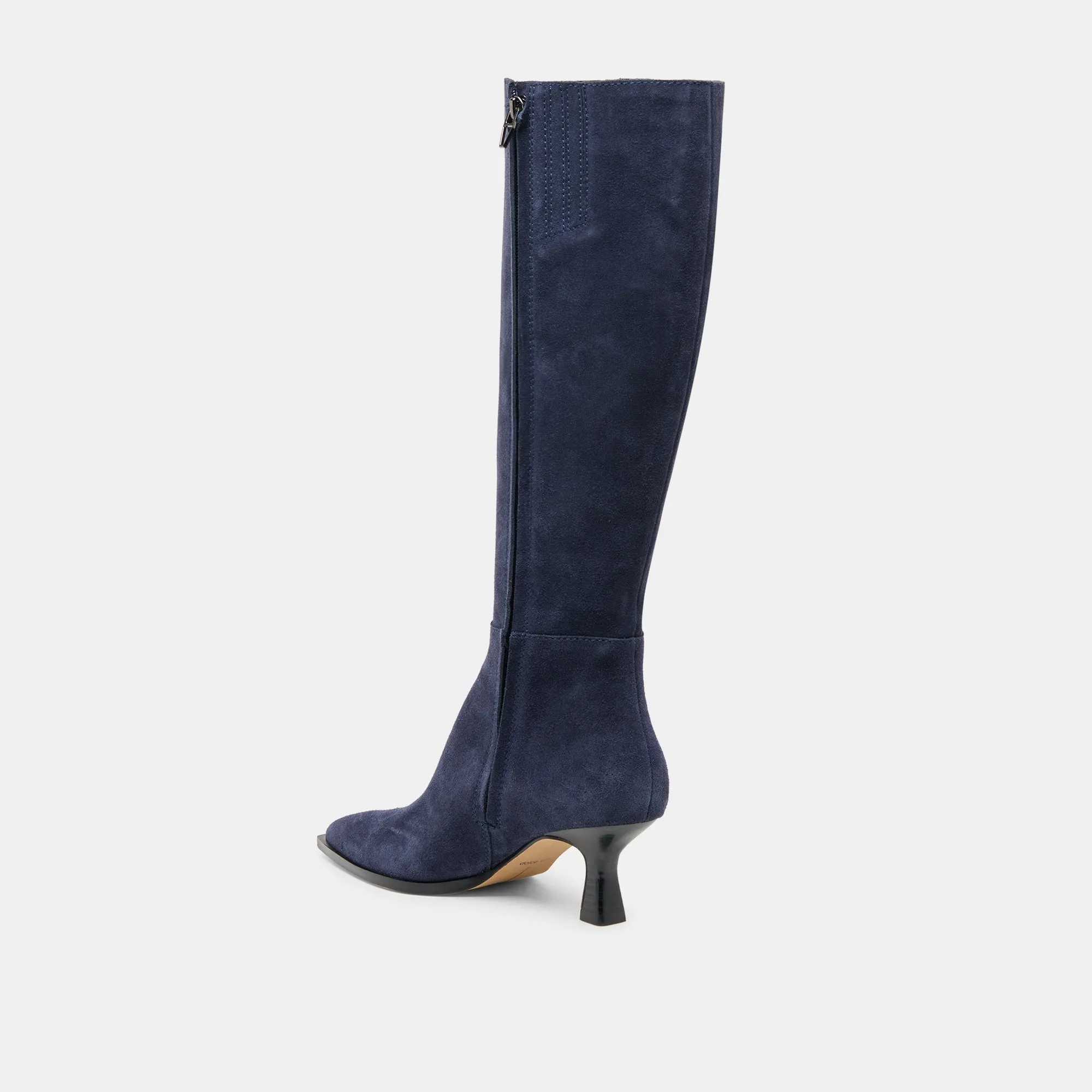 Adjustable AUGGIE BOOTS NAVY SUEDE