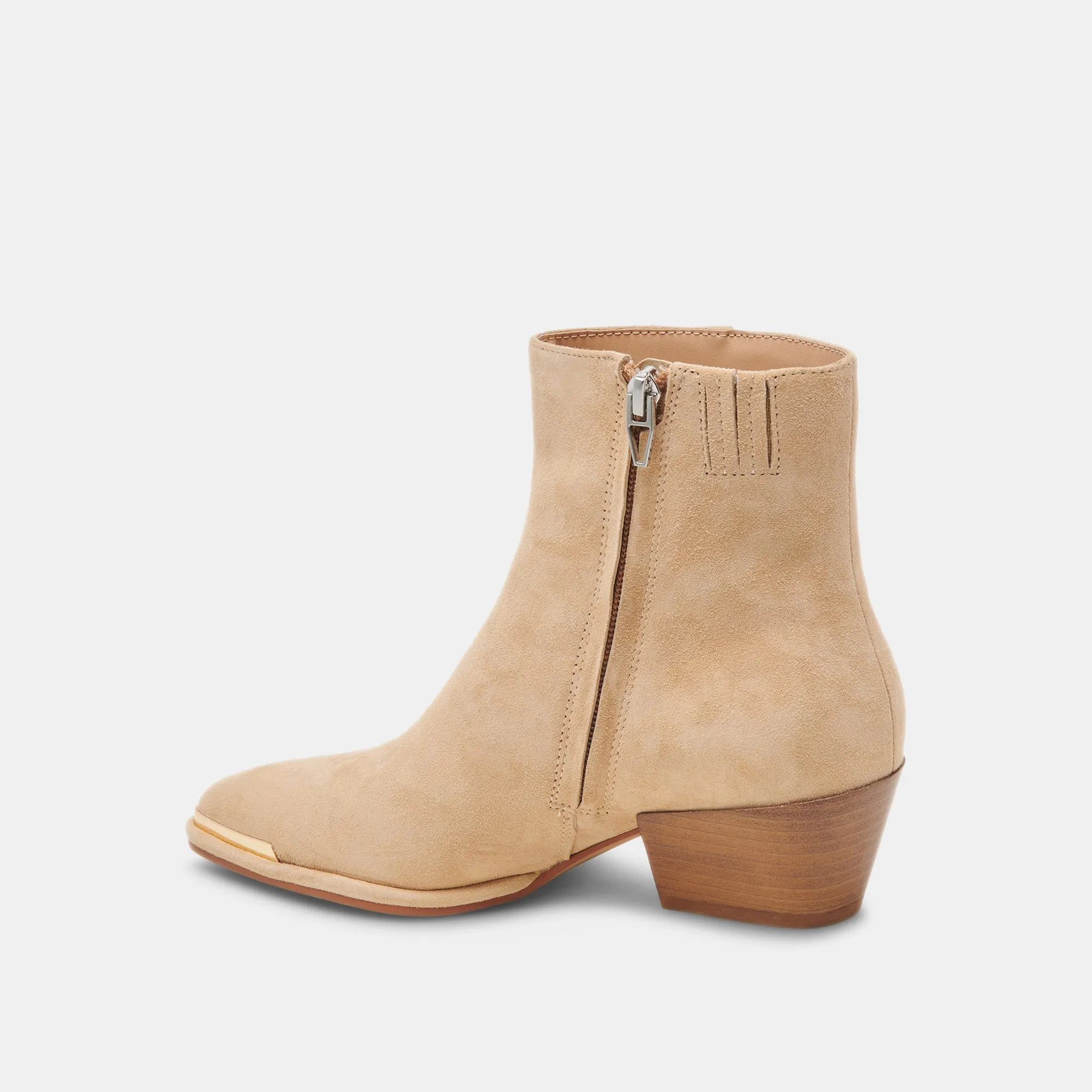 Lightweight NONAH BOOTIES TAN SUEDE