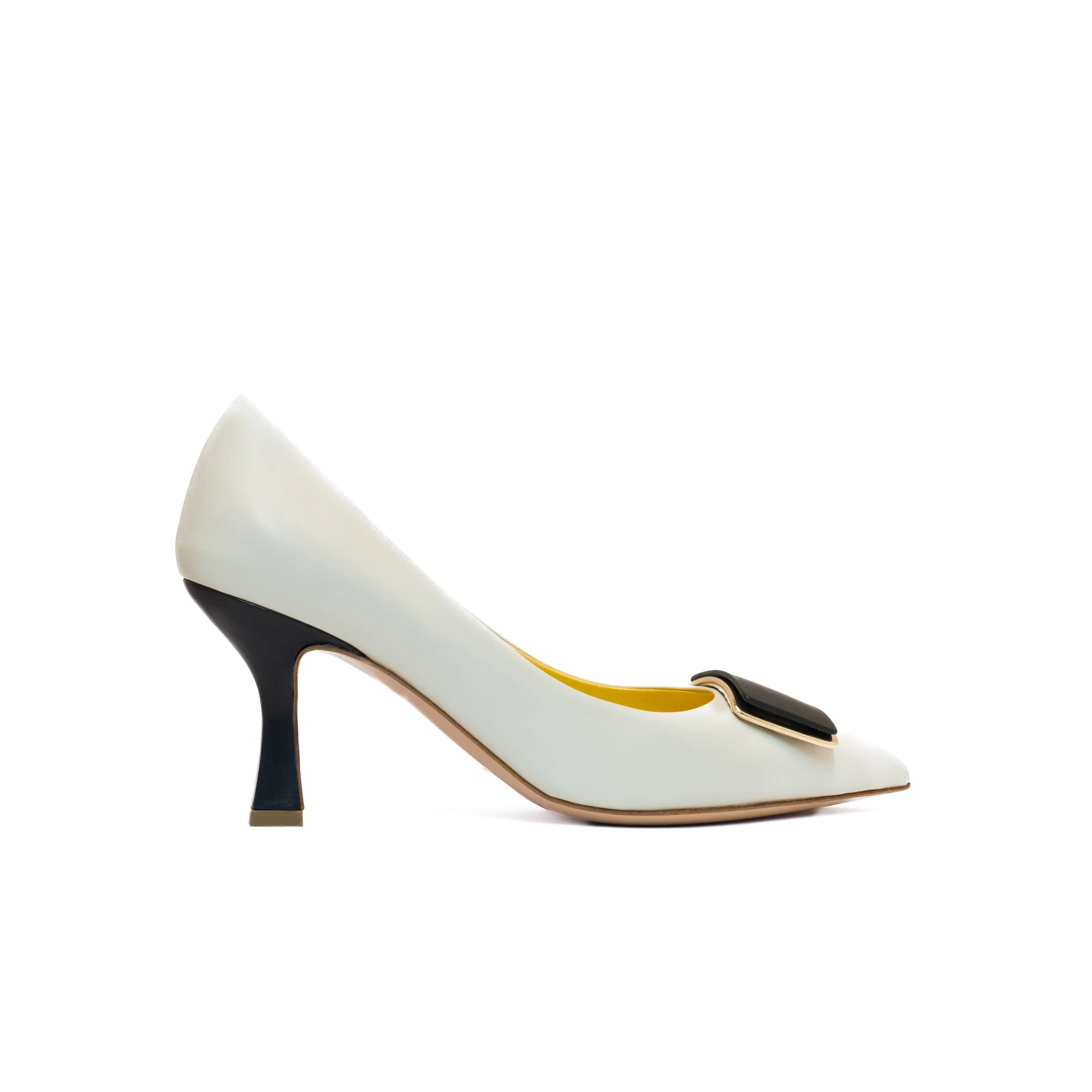 CAROLINA PUMP Open Back Heeled Sandals Luxury Wedding Pumps