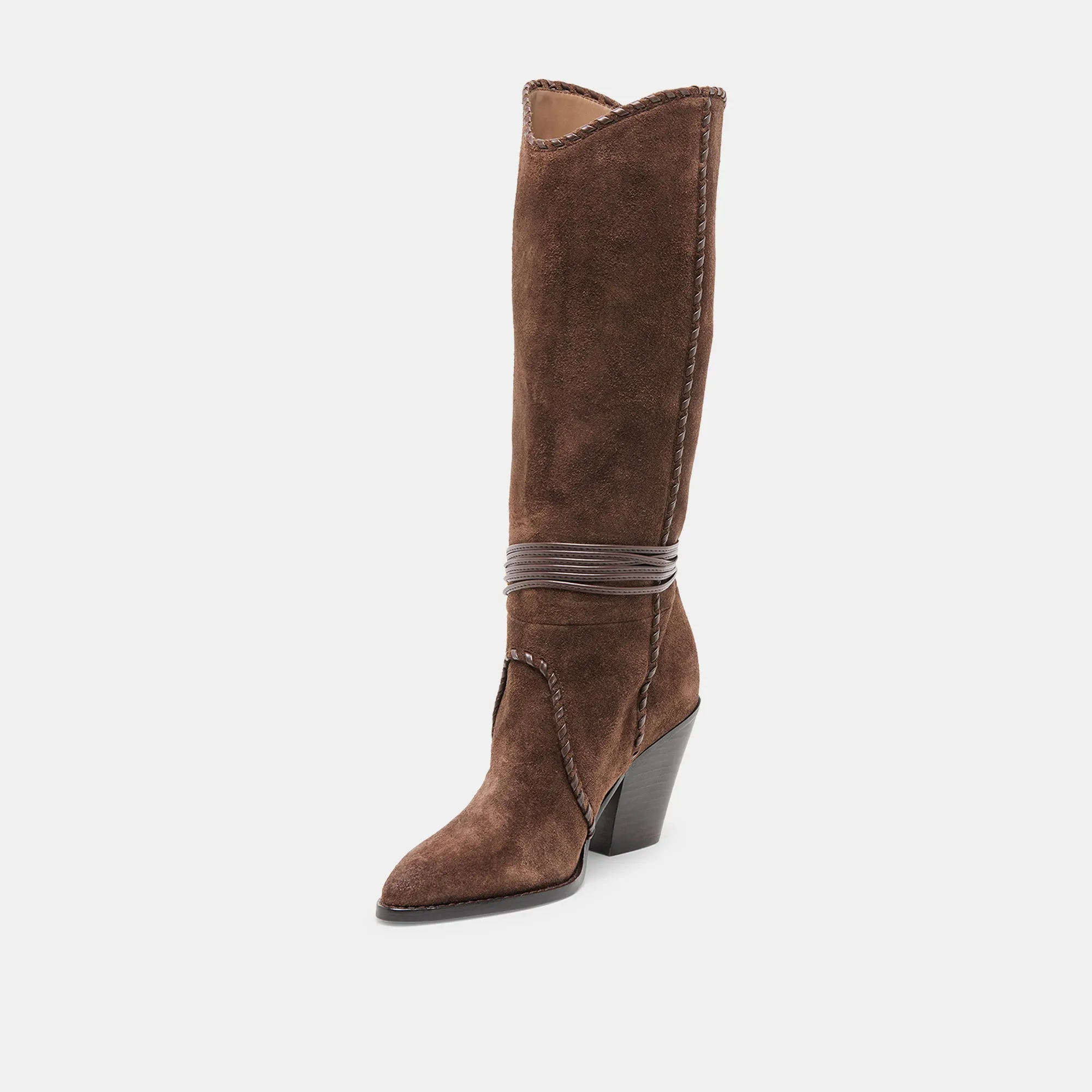 Outdoor Freedom JODY WIDE CALF BOOTS DK BROWN SUEDE