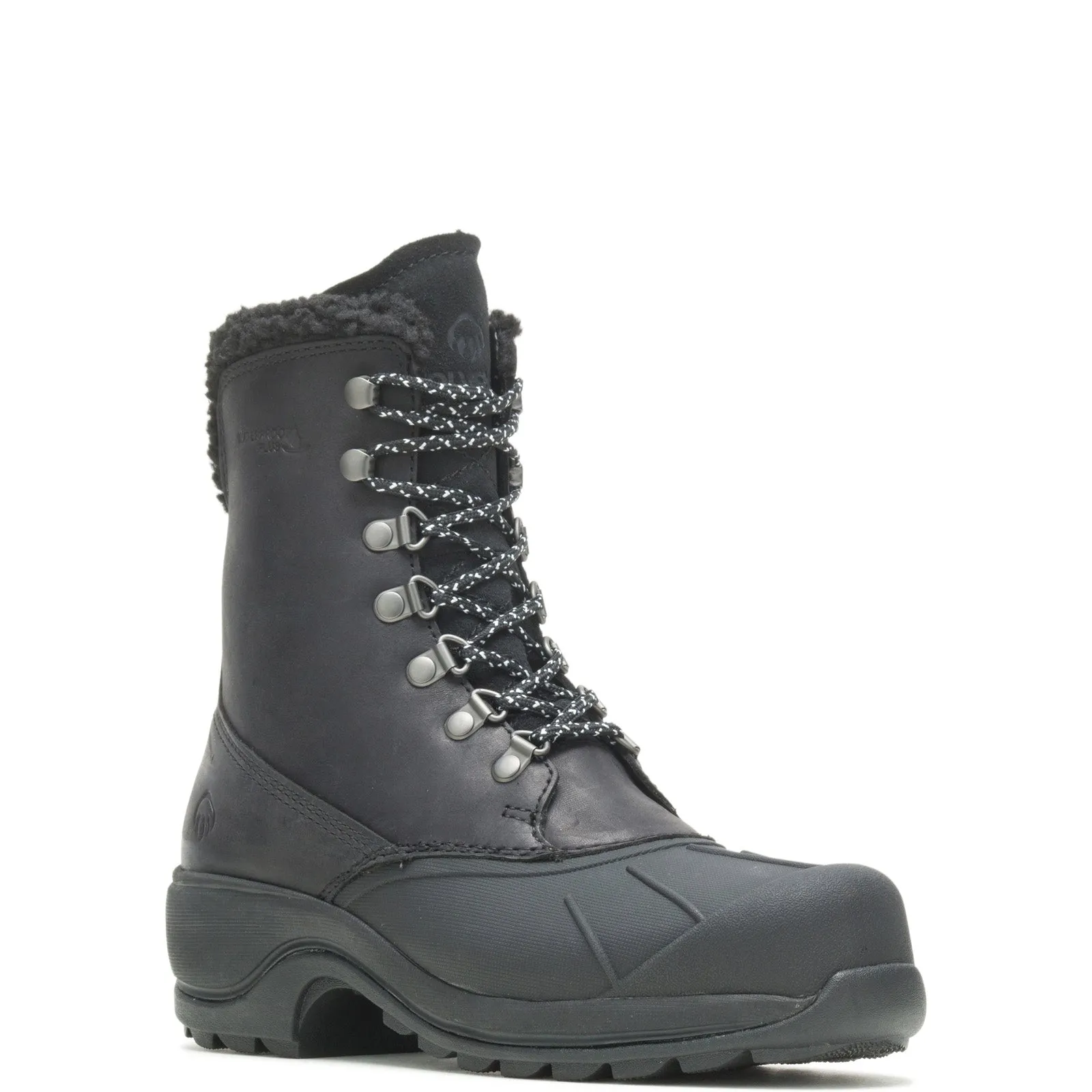 Trail grip Wolverine Frost Insulated Tall W880216 Womens Black Leather Work Boots
