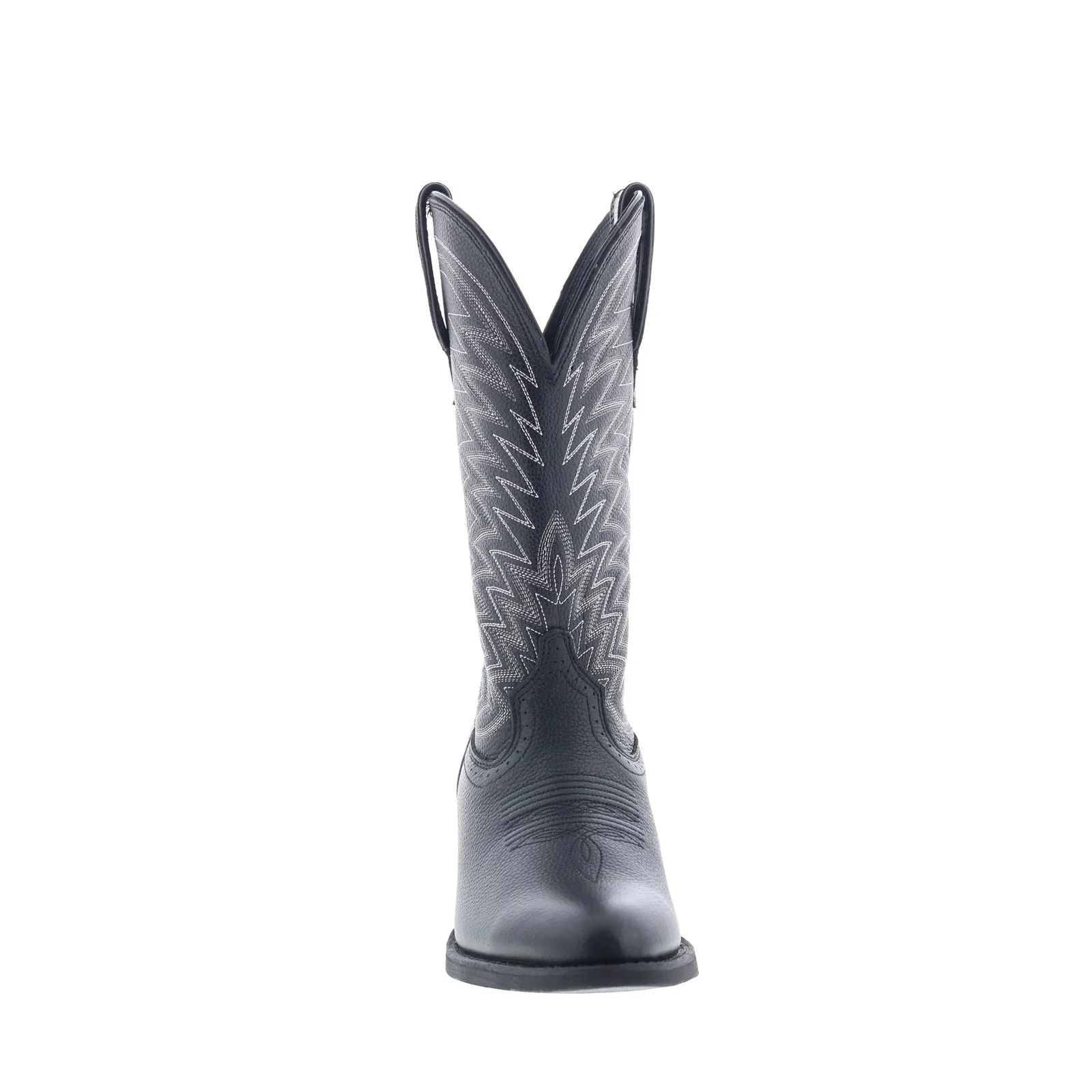 Functional Appeal Travel purpose Durango Rebel Frontier DDB0241 Mens Black Leather Slip On Western Boots