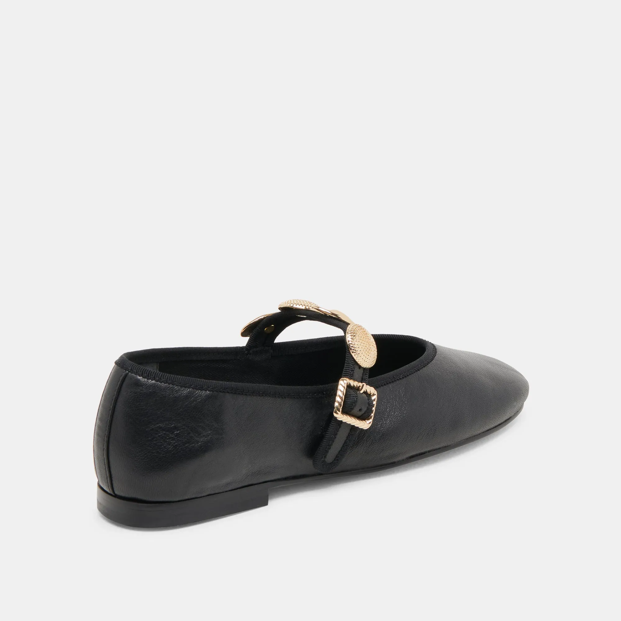 Charity Step RELAN BALLET FLATS BLACK LEATHER