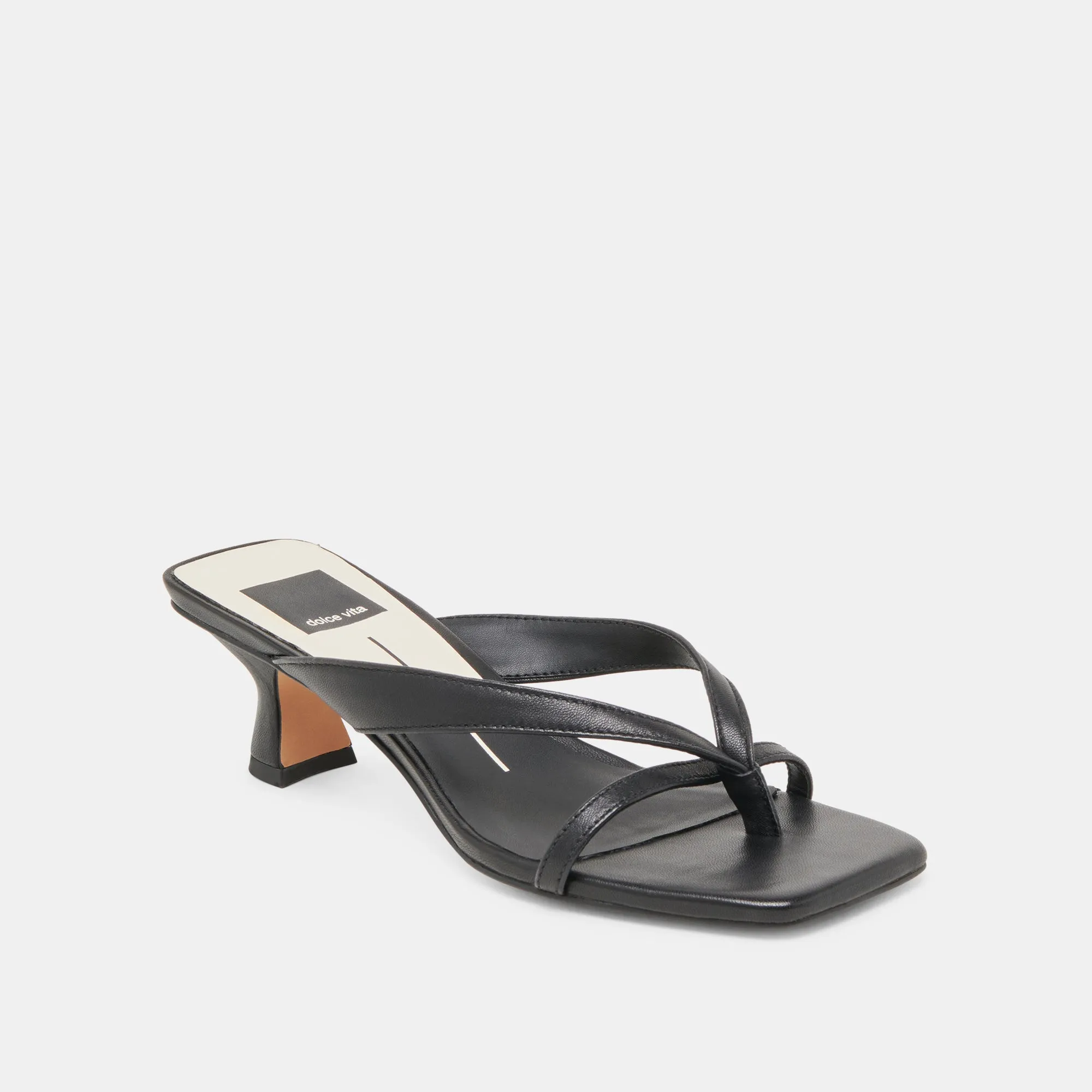 BREVEL HEELS ONYX LEATHER Lightweight Walking Shoes