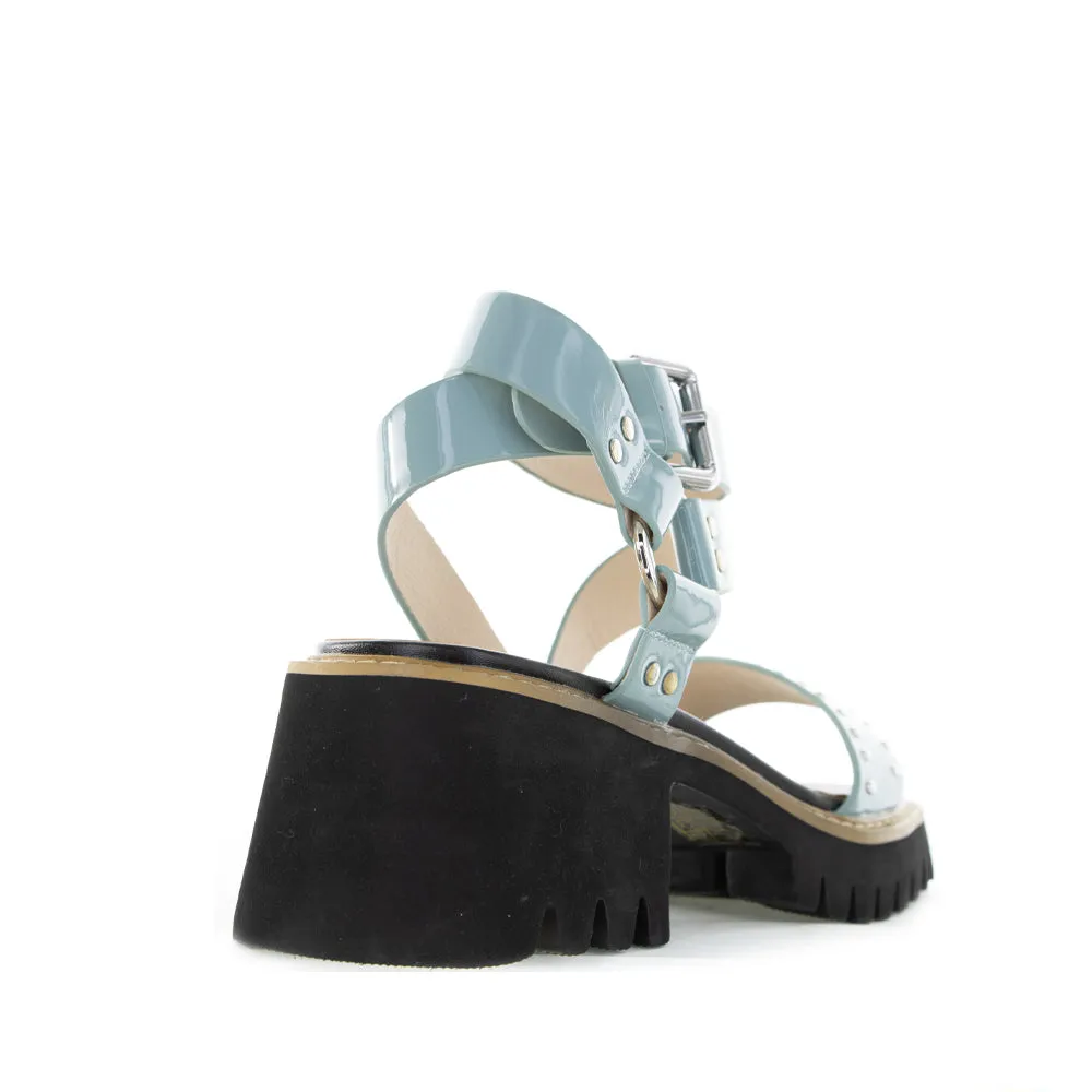 Anti Slip Floral Design Heels MILA RAINE FANG SMOKE