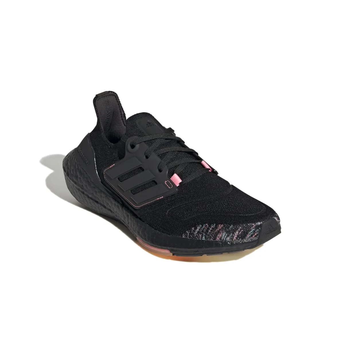 speed - optimized enhance performance ADIDAS GX5927 ULTRABOOST 22 WMN'S (Medium) Black/Black/Pink Primeknit Running Shoes