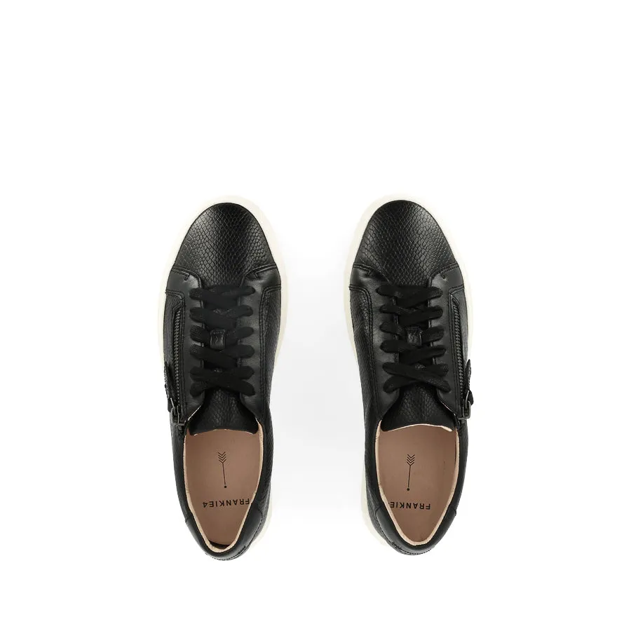 BILLIE - BLACK REPTILE EMBOSS LEATHER Urban Luxury