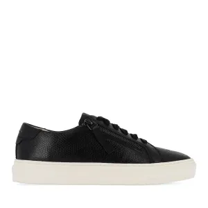 Refined touch Fashion-Forward BILLIE - BLACK REPTILE EMBOSS LEATHER