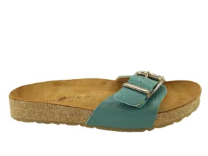 Size 38/UK5 only - Haflinger Sandals Gina Teal Functional Walking Shoes