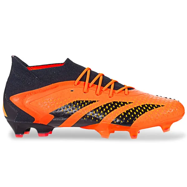 Secure Grip adidas Predator Accuracy.1 Firm Ground Soccer Cleats (Team Solar Orange/Black)