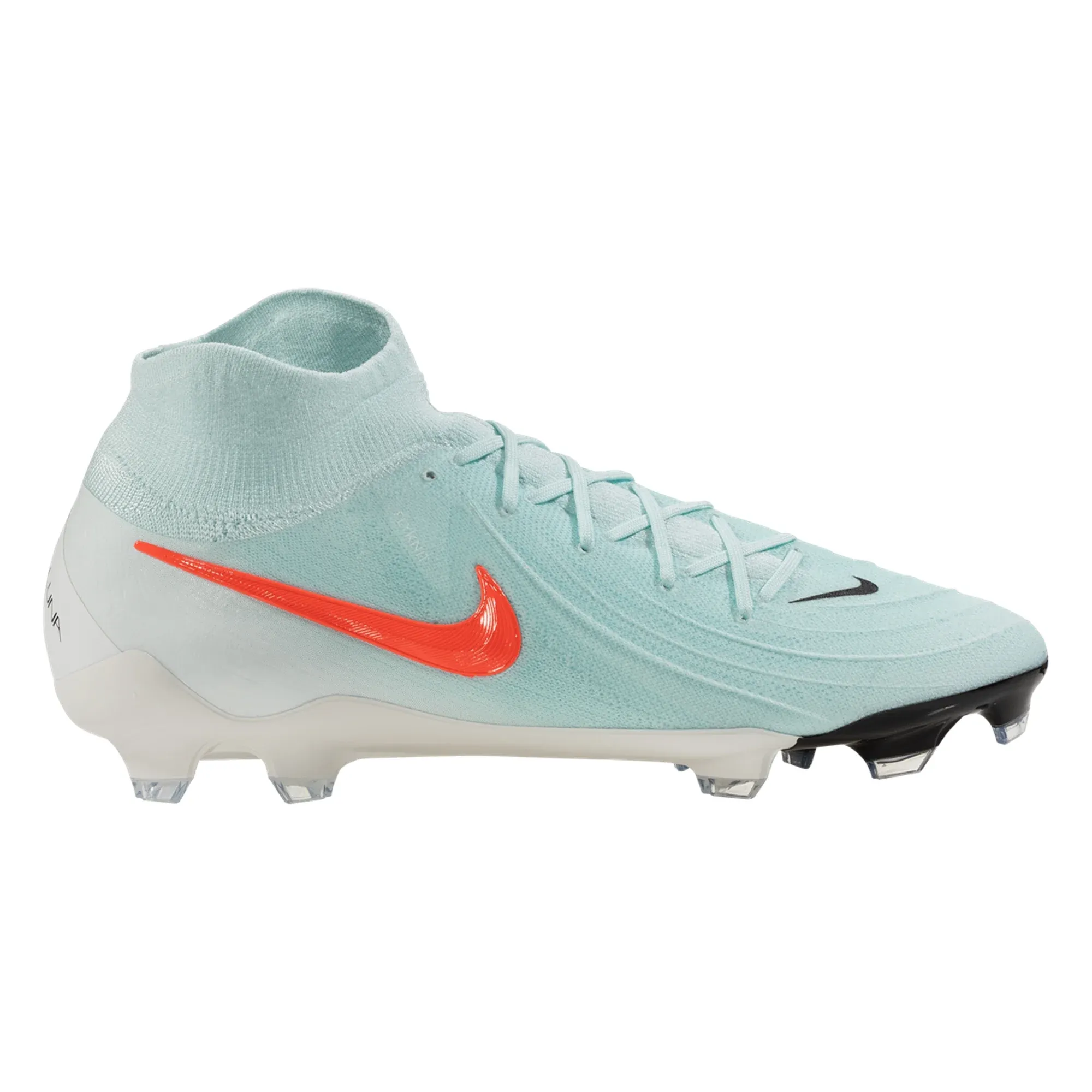 Nike Phantom Luna II Pro FG Soccer Cleats (Mint/Atomic Red) Pro Performance Pivot Point