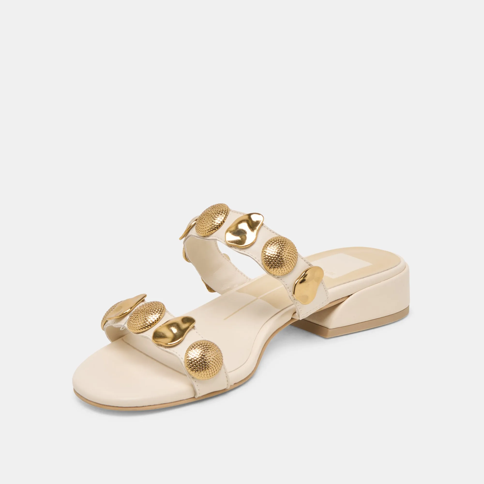 Casual Appeal FARROW SANDALS CREME LEATHER
