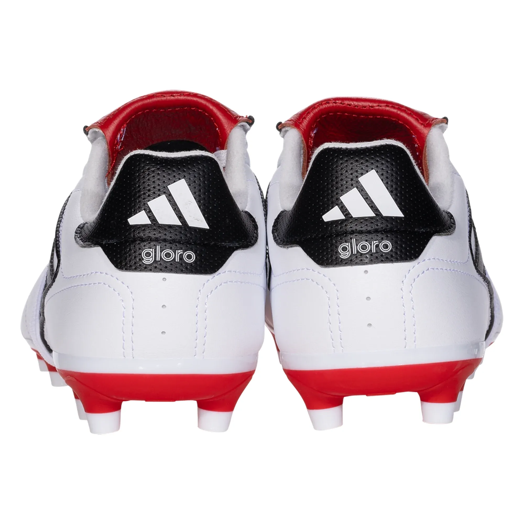 adidas Copa Gloro II FG Soccer Cleats (Off White/Black/Red) Stamina Run Dry Feel
