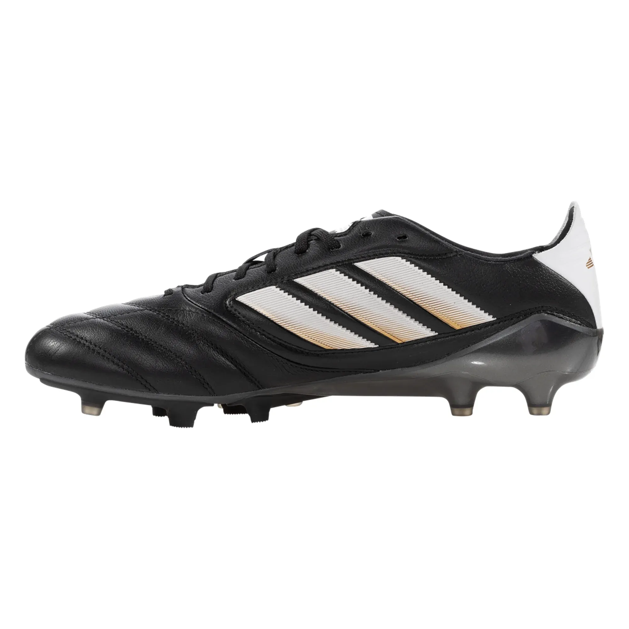 Toe Alignment Foot Precision adidas Copa Icon II FG/AG Soccer Cleats (Black/White/Metallic Gold)