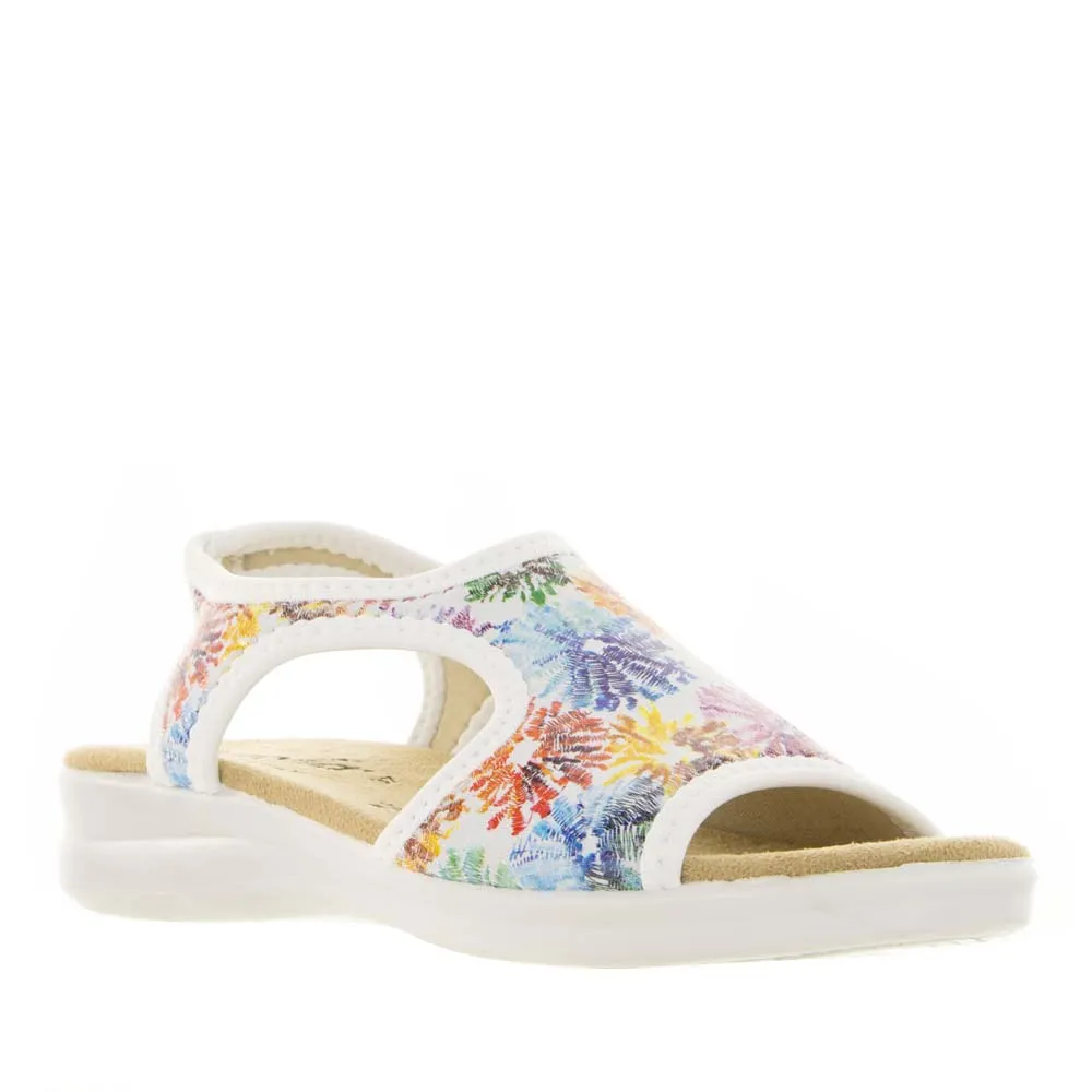 EUROFLEX TUSCANY WHITE FLORAL Comfortable Outdoor Shoes Rain Light