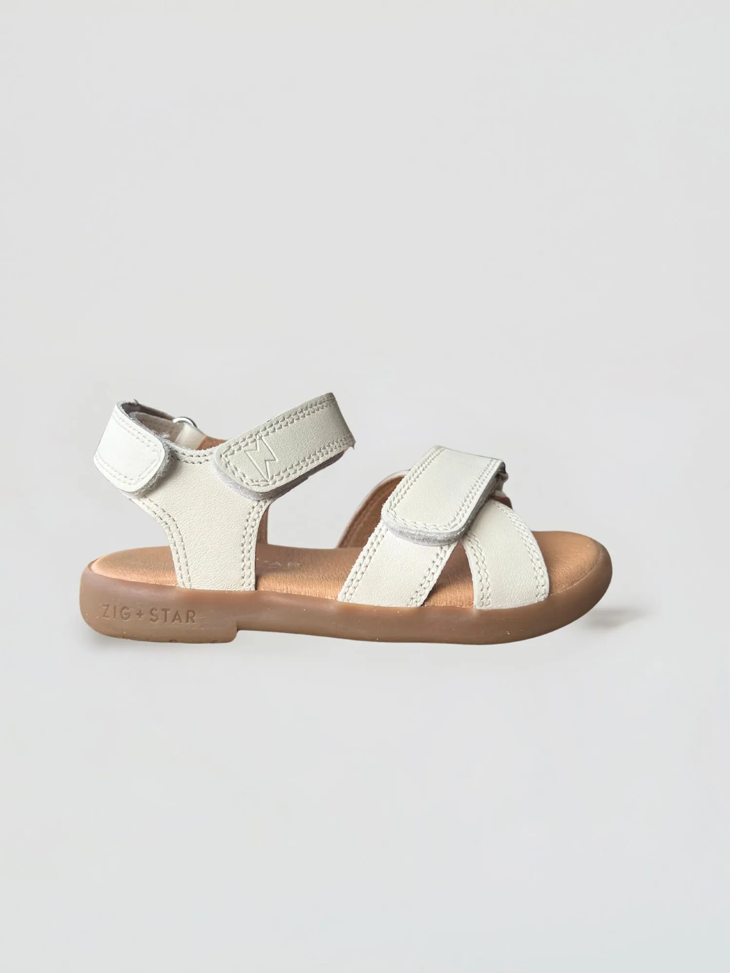 Rae Infant Cross-Strap Sandal Off White Brunch Walk Island Time