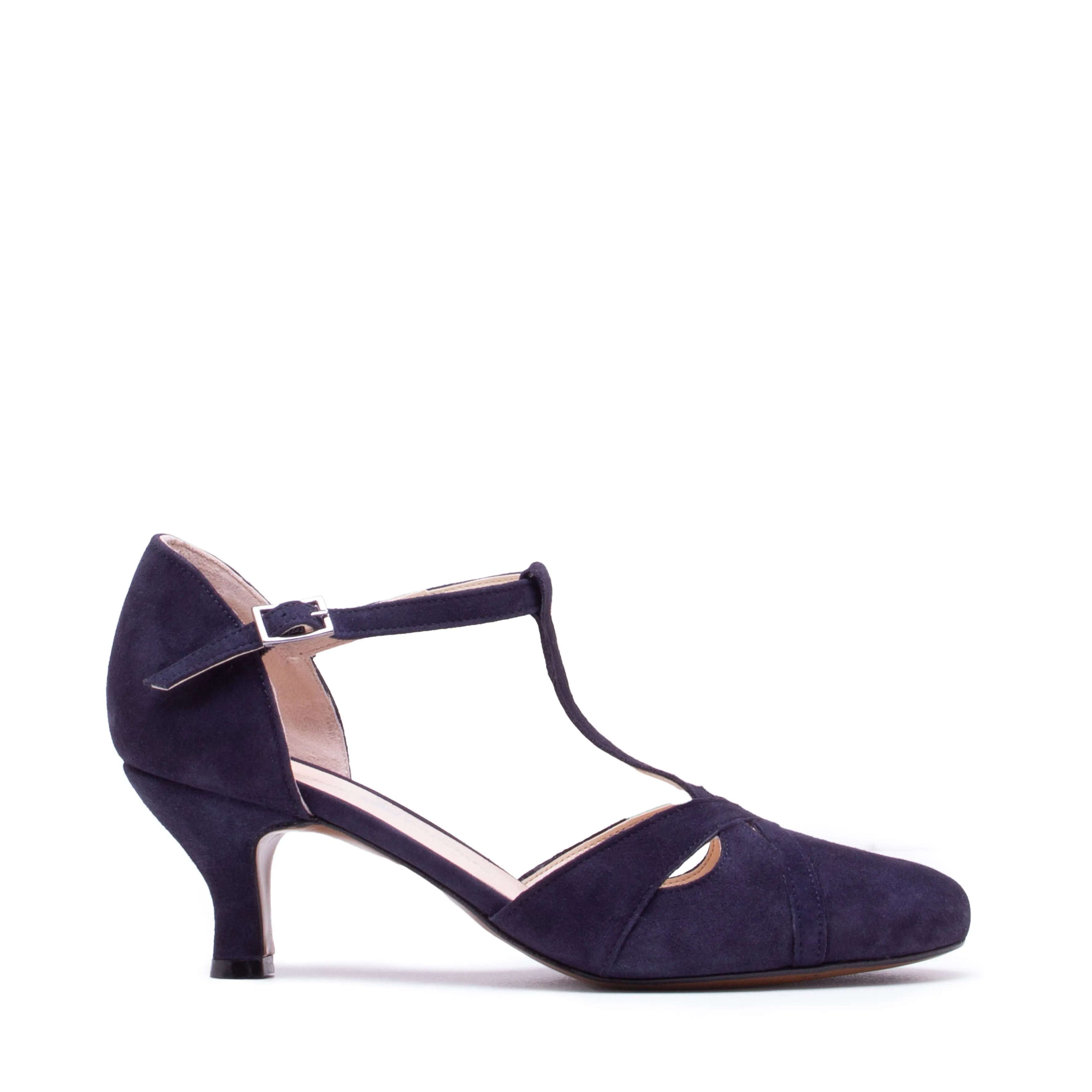 Molded Footbed ARIANNA T-LACE KITTEN HEEL