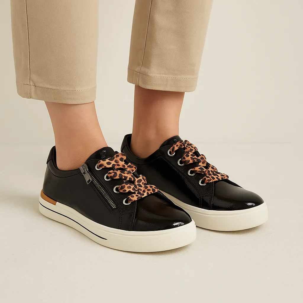 ZIERA AUDRY BLACK PATENT Dynamic Edge