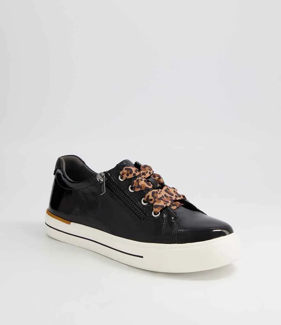 ZIERA AUDRY BLACK PATENT Every Step Eva Midsole