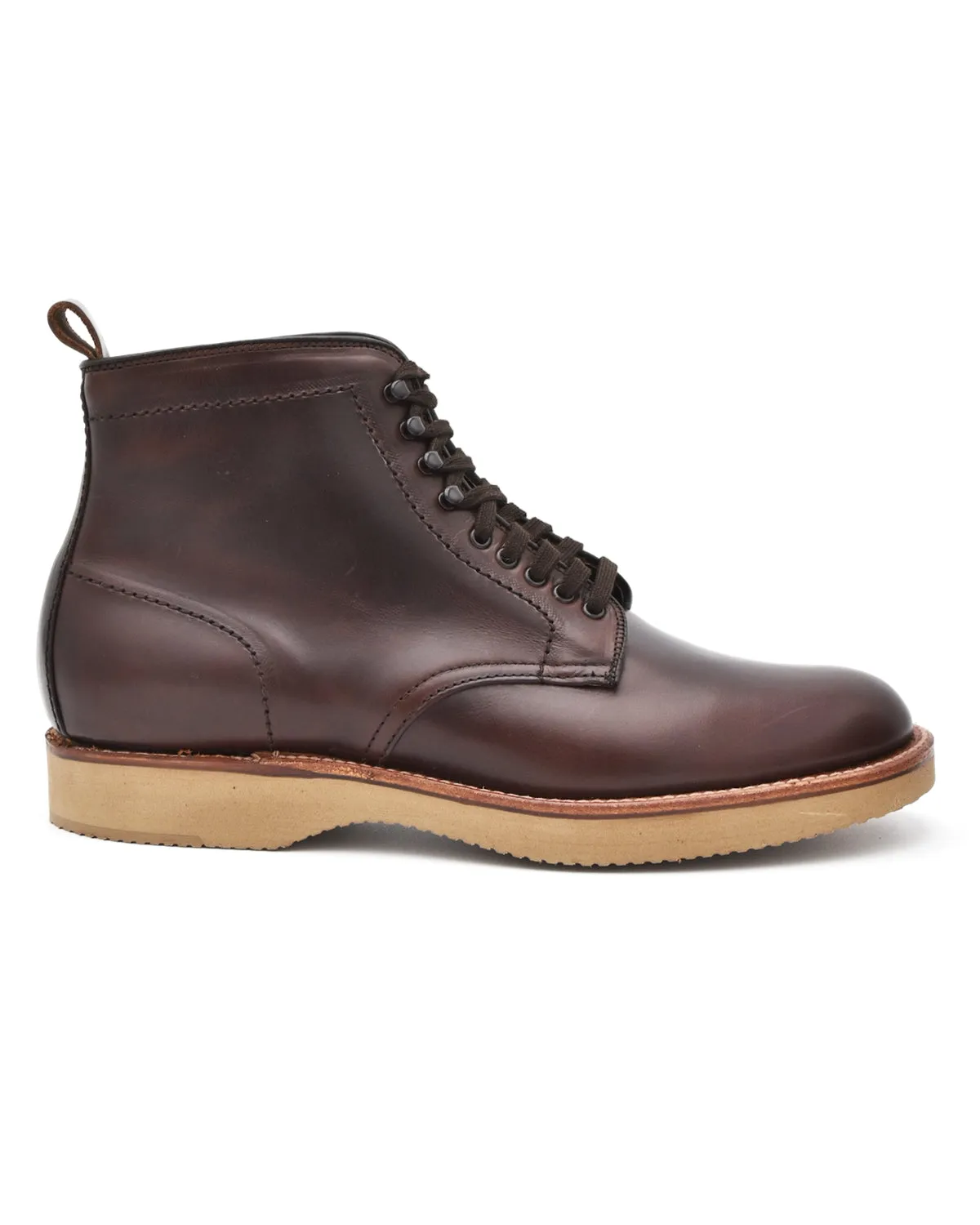 Alden Dark Brown Chromexcel Plain Toe Boot Grace Walk Neo Pop