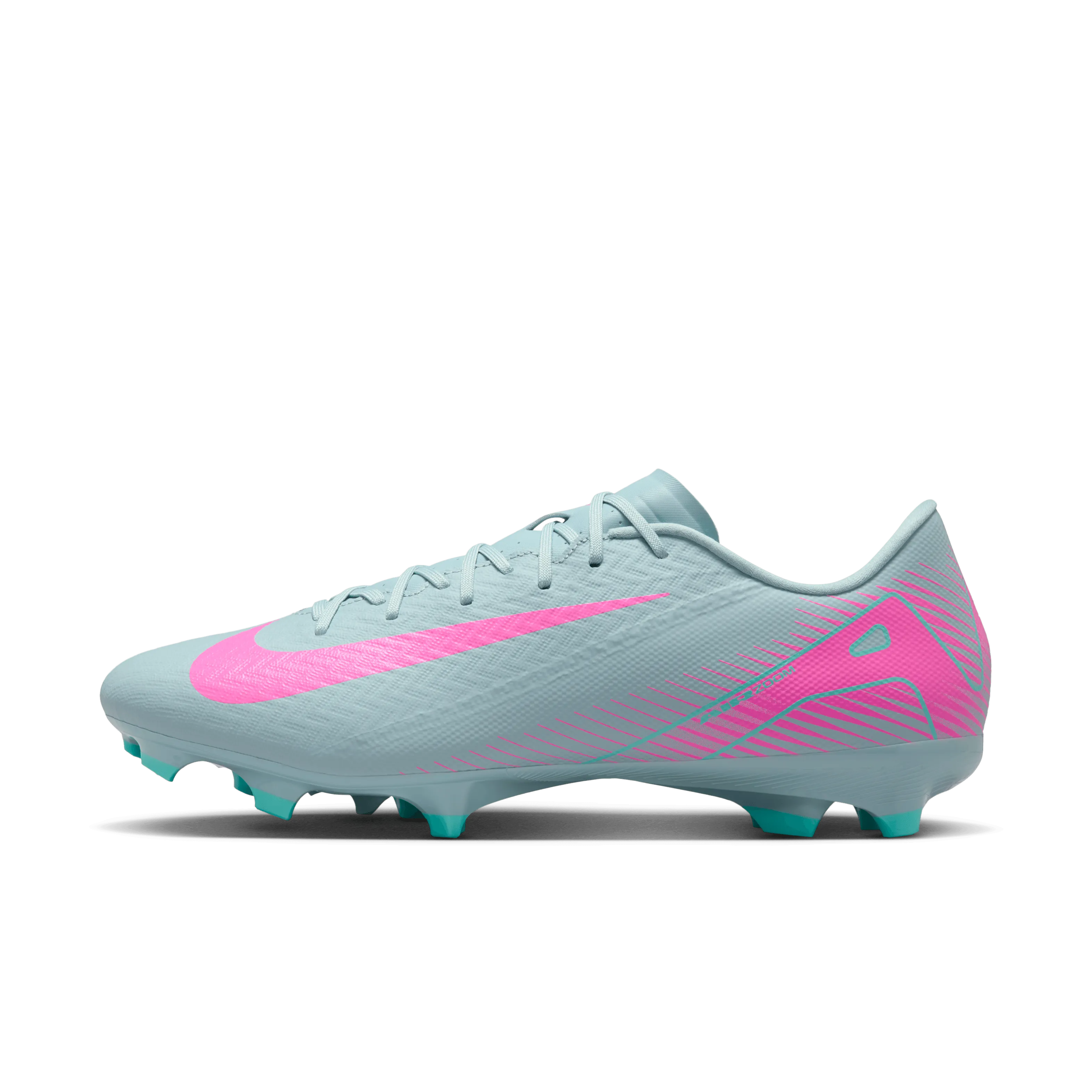 Nike Mercurial Vapor 16 Academy FG/MG Football Boots (Ocean Cube/Pink Blast) Power Grip Gel Soft