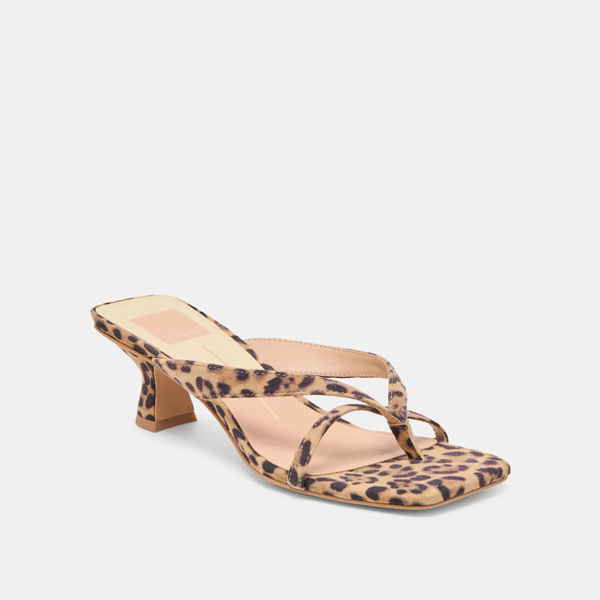 Chic Pumps BREVEL HEELS DK LEOPARD PRINTED SUEDE