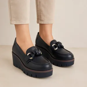 DJANGO & JULIETTE NEWCOMB BLACK Comfort Step Shoes Quick Travel Slip