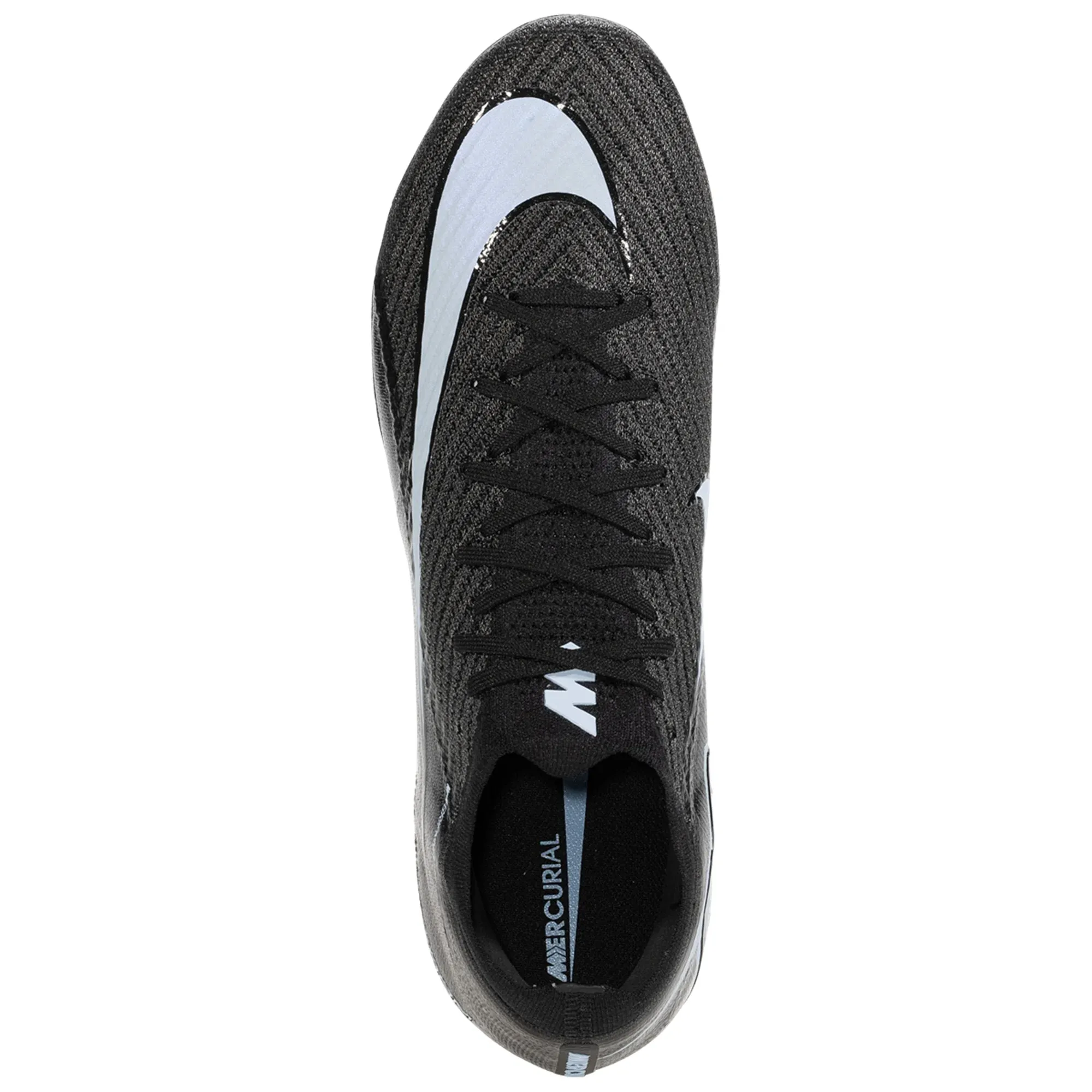 Soft Insole Nike Zoom Vapor 16 Pro Firm Ground Soccer Cleats (Black/Ice Blue)
