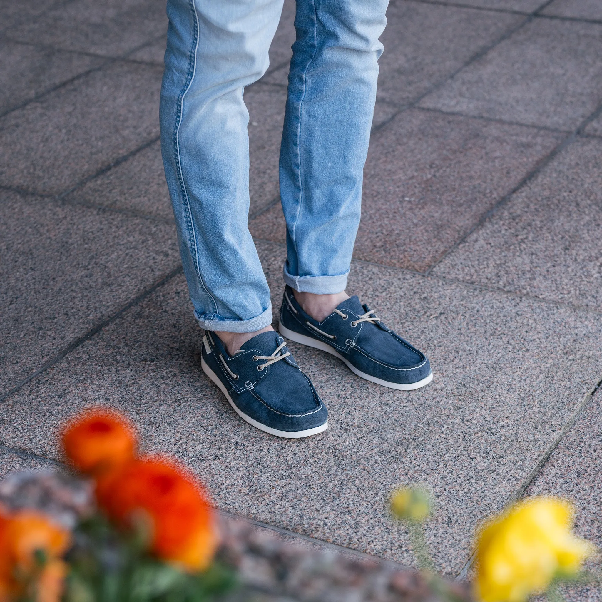 PURSI Men??s Zero Waste boat shoes most classic