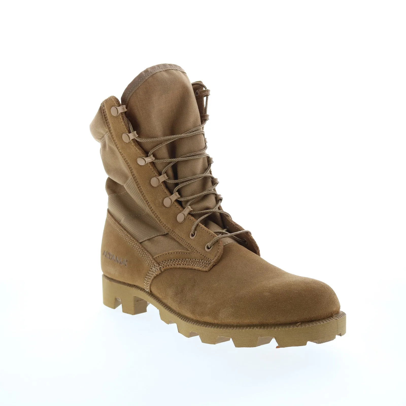 Smooth Finish Modern Lines Altama Jungle PX 10.5?? 315503 Mens Brown Wide Suede Lace Up Tactical Boots