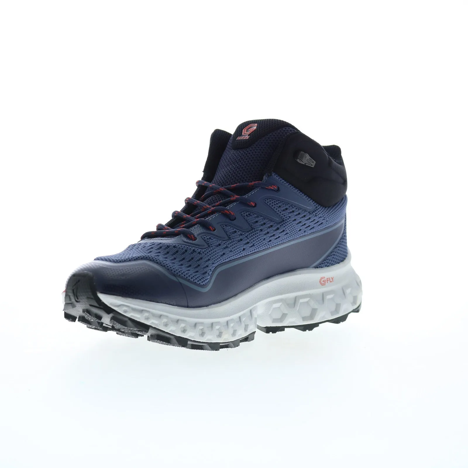 Leather Upper Inov-8 RocFly G 390 000996-LICO Womens Blue Mesh Lace Up Hiking Boots