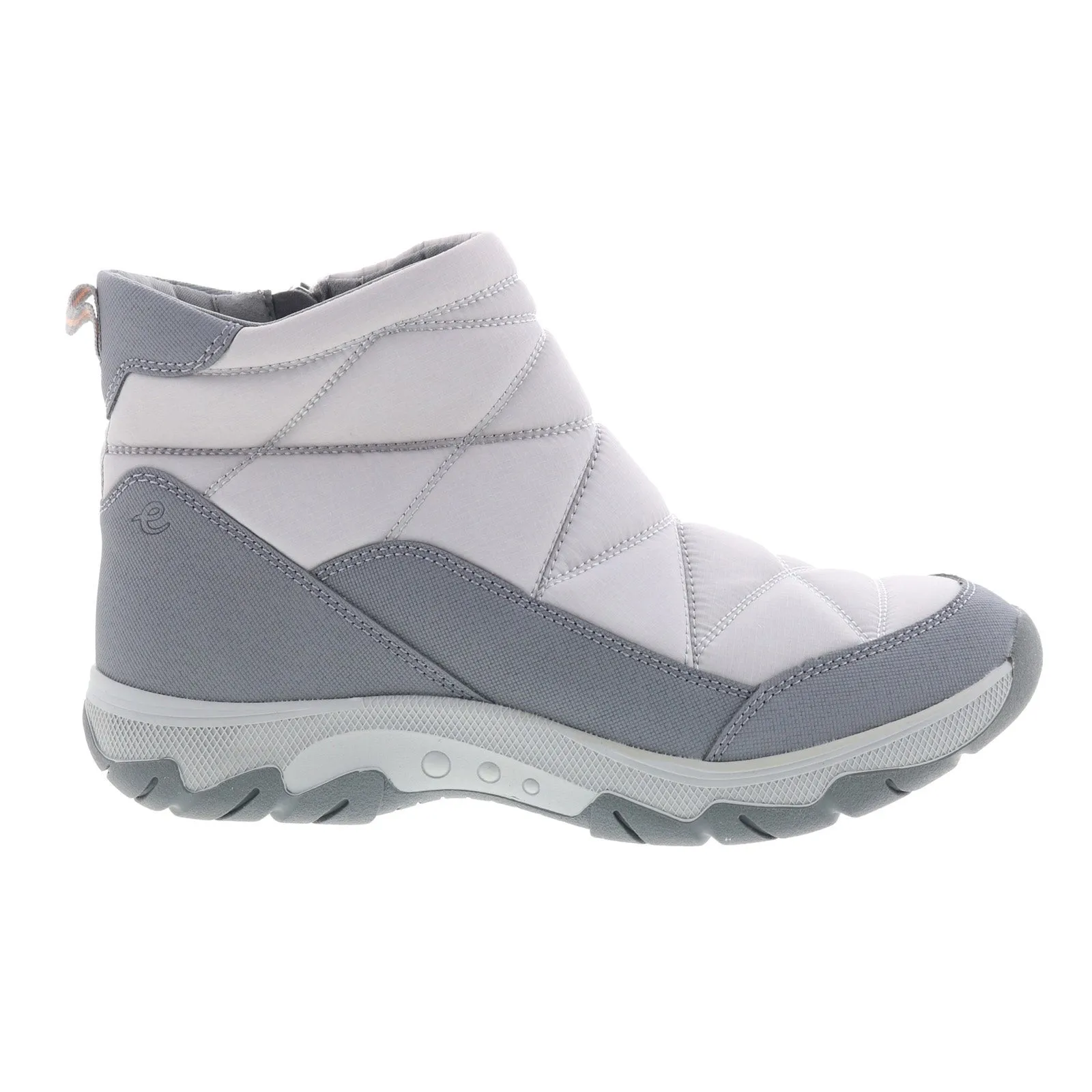 Protective Build Flexible Easy Spirit Tru 2 SETRU2 Womens Gray Canvas Casual Dress Boots