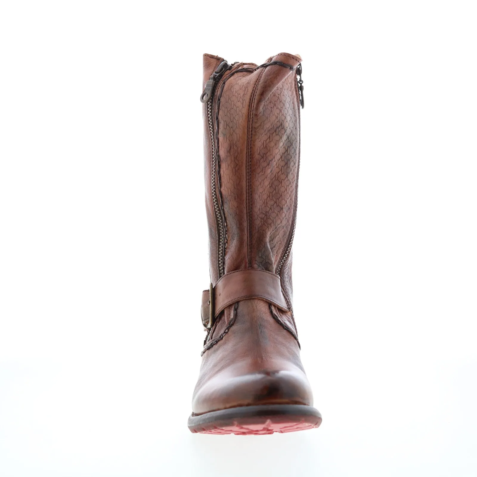 Bed Stu Hustle S F321143 Womens Brown Leather Zipper Casual Dress Boots Transitional Style Model