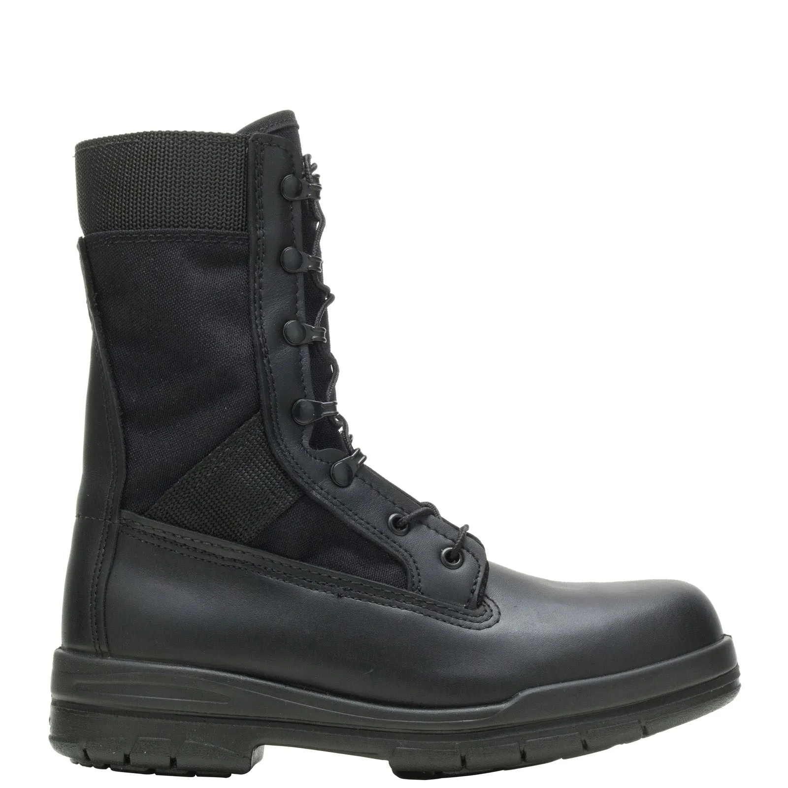 Bates Jungle Boot 8" E00724 Womens Black Wide Leather Lace Up Tactical Boots Soft Cushioning Gym workout