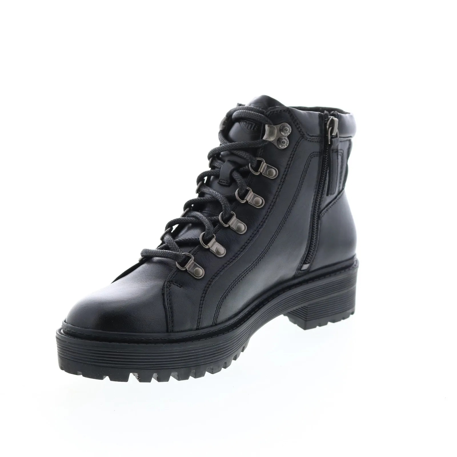 Outdoor Hiking Walking Comfort Harley-Davidson Dalwood 5" Lace D84743 Womens Black Leather Motorcycle Boots