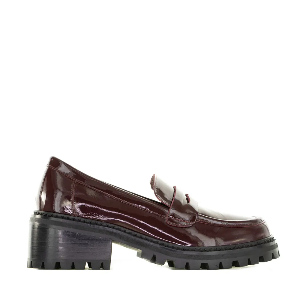 LE SANSA ZOEY MERLOT PATENT Rugby trendy teenagers