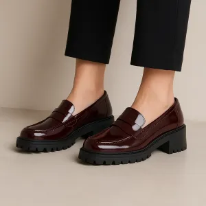 LE SANSA ZOEY MERLOT PATENT casual wearers' favorites Shock-absorbent silhouette
