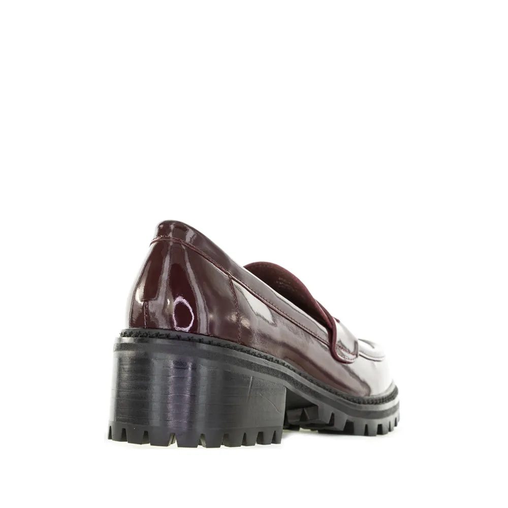 Iconic support LE SANSA ZOEY MERLOT PATENT