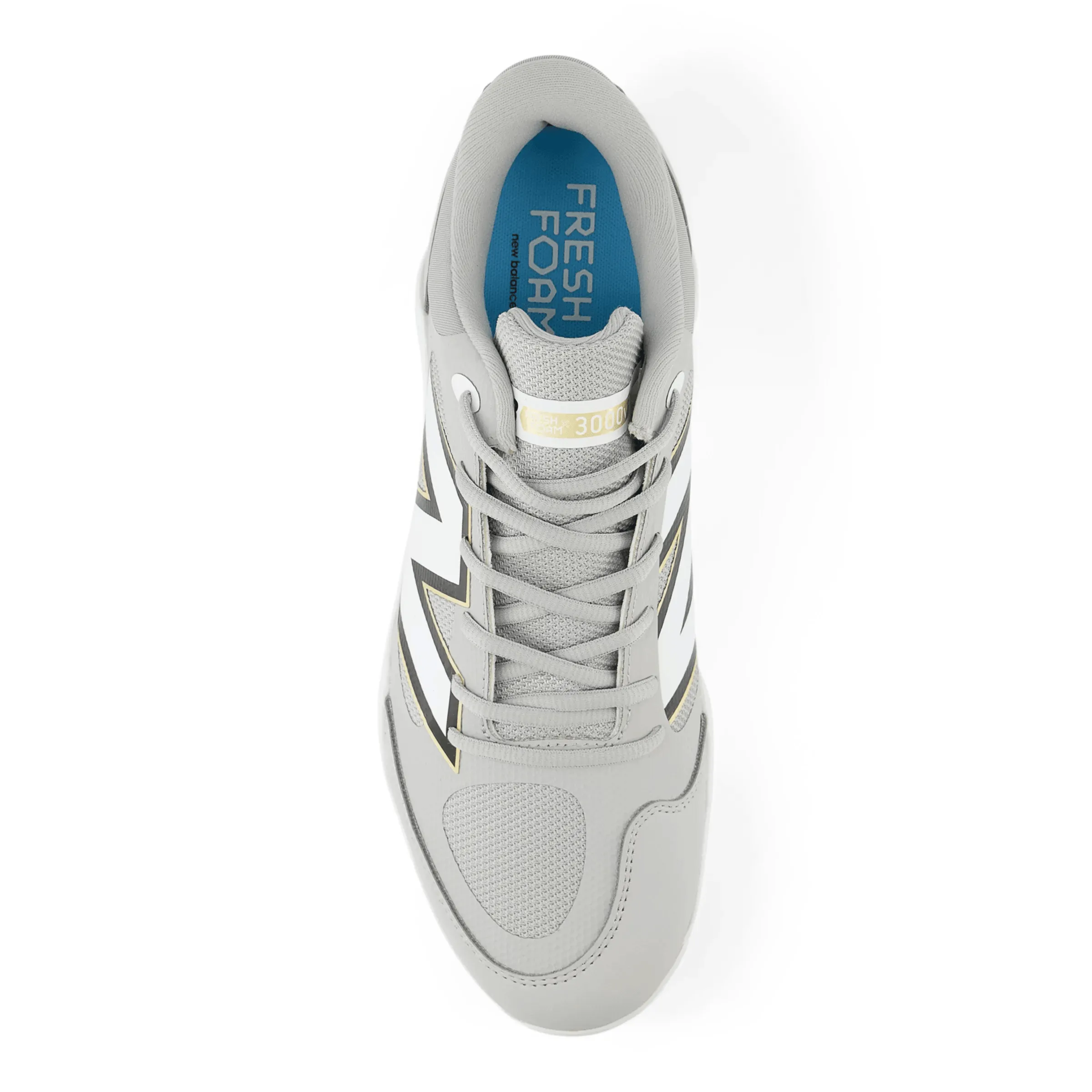 Air Ventilation New Balance Men's Fresh Foam 3000 v7 Molded Baseball Cleats - Raincloud - PL3000G7
