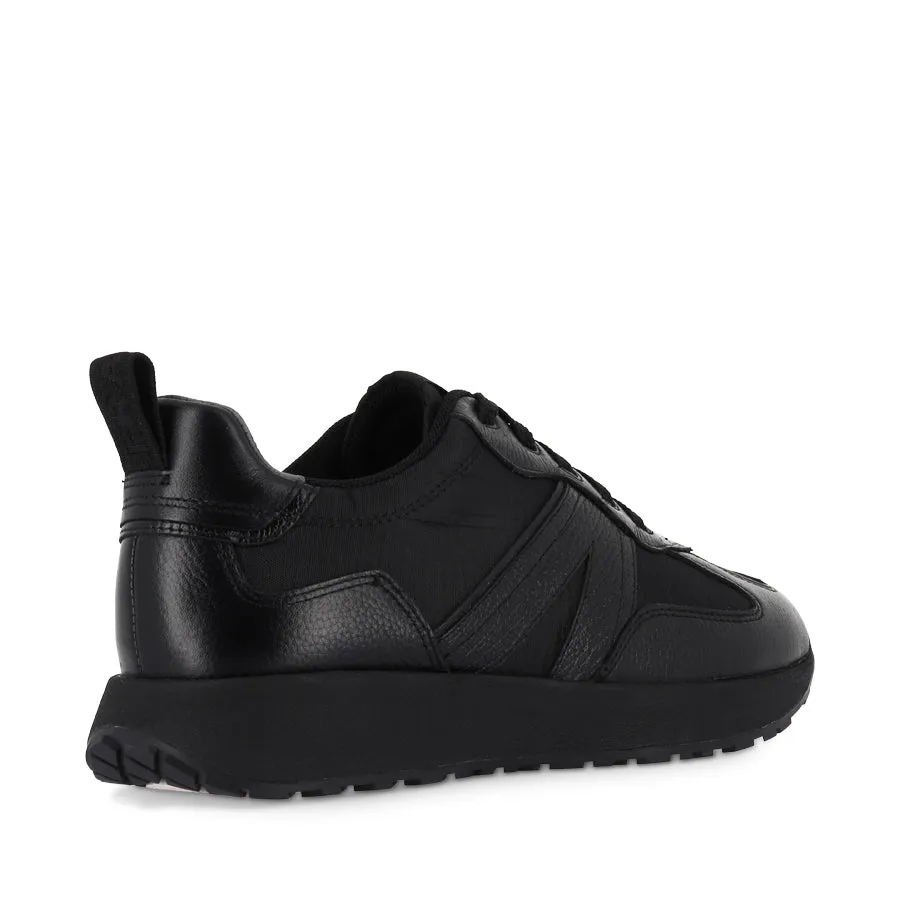 Solid AXEL II - BLACK/BLACK LEATHER