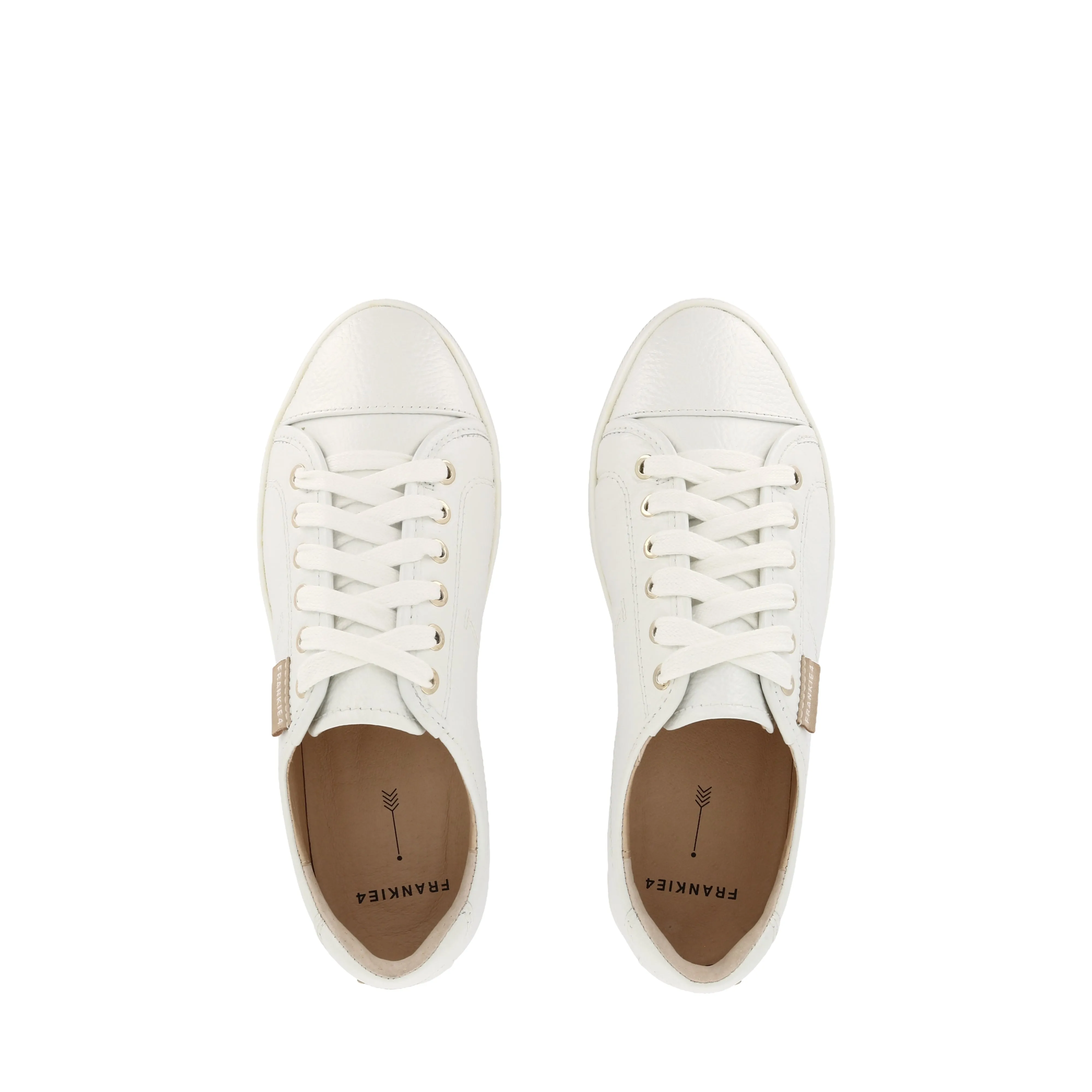 NAT III - WHITE TUMBLED LEATHER heel - cup Office Worker