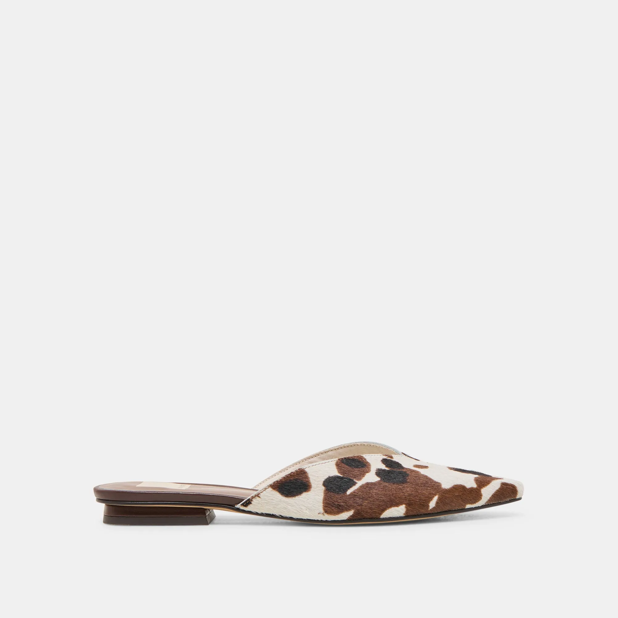 Earth Mood Ring Walk ELM FLATS COCOA TAURUS CALF HAIR