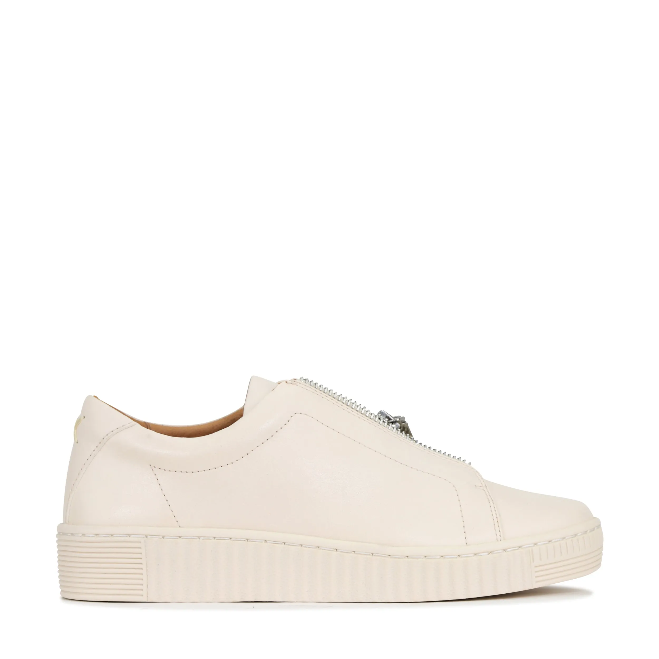 adventurers' requirements most school JOYA CHUNKY ZIPPER SNEAKERS LEATHER