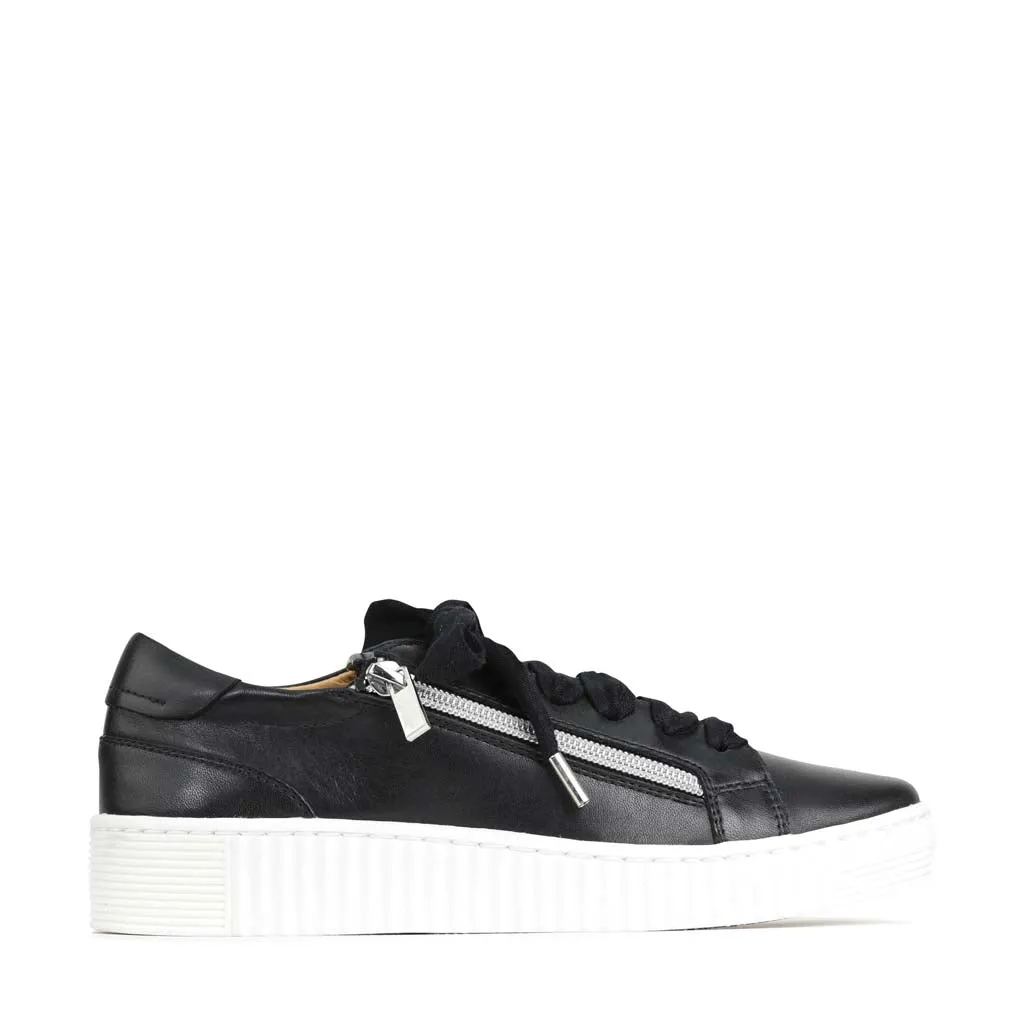 least beach JODIE LEATHER PLATFORM SNEAKERS